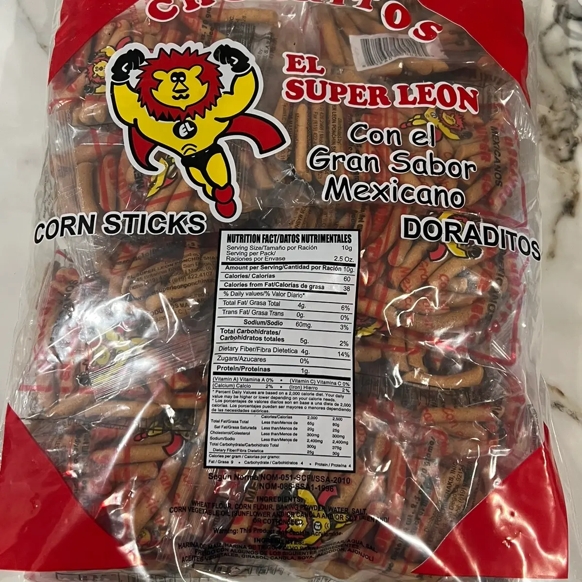 El super leon churritos