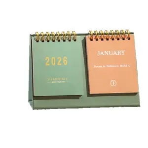 2026 Dual-Row Inspirational Quote Calendar, Desk Office Organizer, Personal Gift & Holiday Present, Weekly Planner, Motivational Planner Notebook