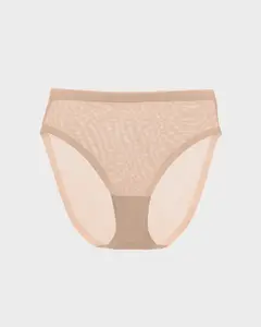 Women's High Rise Seamless Briefs, Extra Soft Comfortable Cotton Lined Panty, High Cut Full Coverage with No-Slip Grip, Sizes XS-4X, Comfortable Cotton Briefs