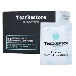 HylaWipe Tea Tree Eyelid Wipes