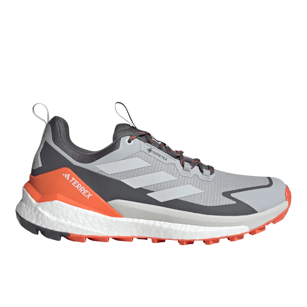 adidas Mens Terrex Free Hiker 2.0 Low Gore-Tex Hiking Hiking Sneakers Shoes - Grey