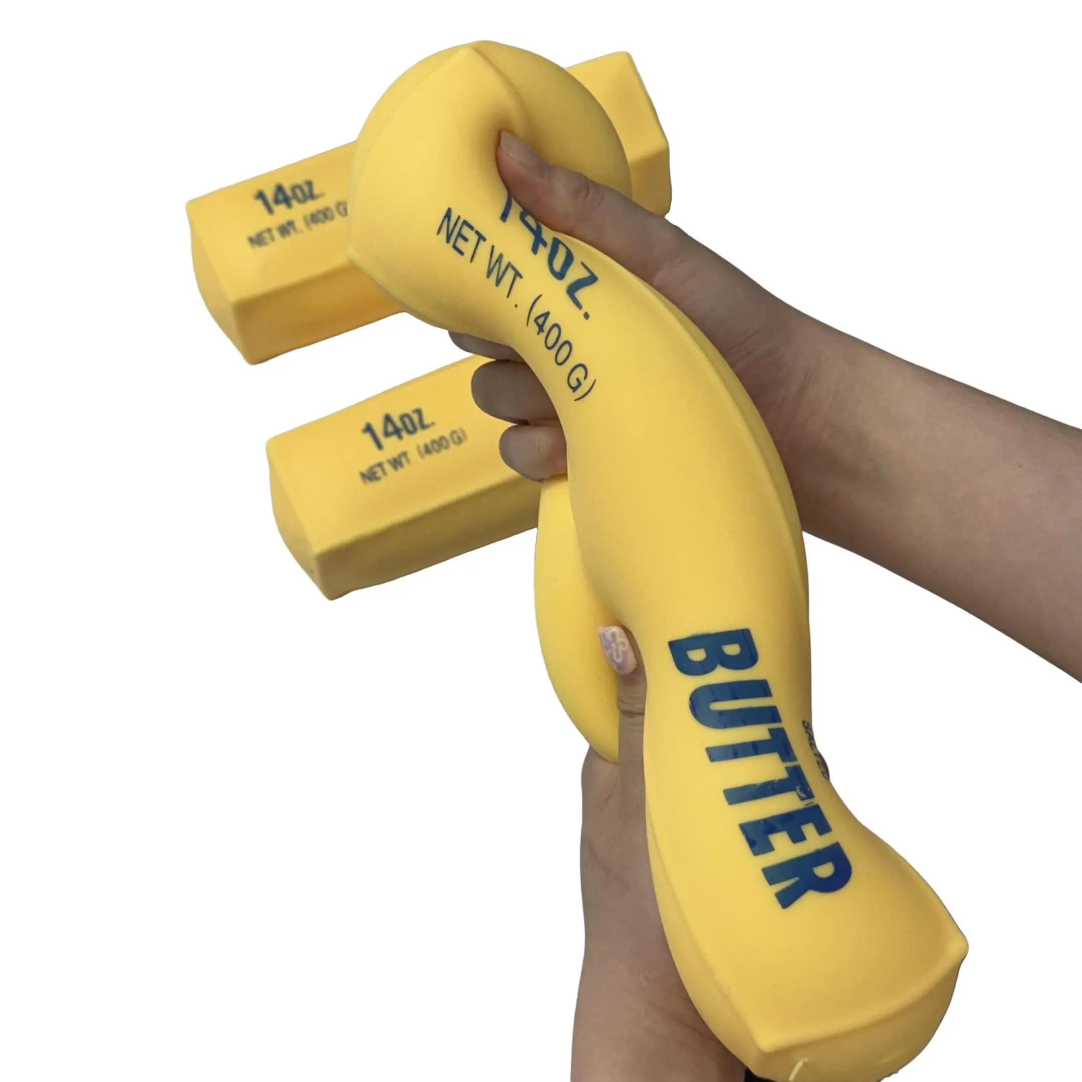 Giant Stick Squishies - XXL TPR Outer Butter Squish Stick Fidget Toy, Flour-Filled Slow-Rising, Super Soft Dough-Like Stretchy Sensory Squeeze Toy for Desk Fidgeting, Stress Relief (Kids 3+ and Adults)