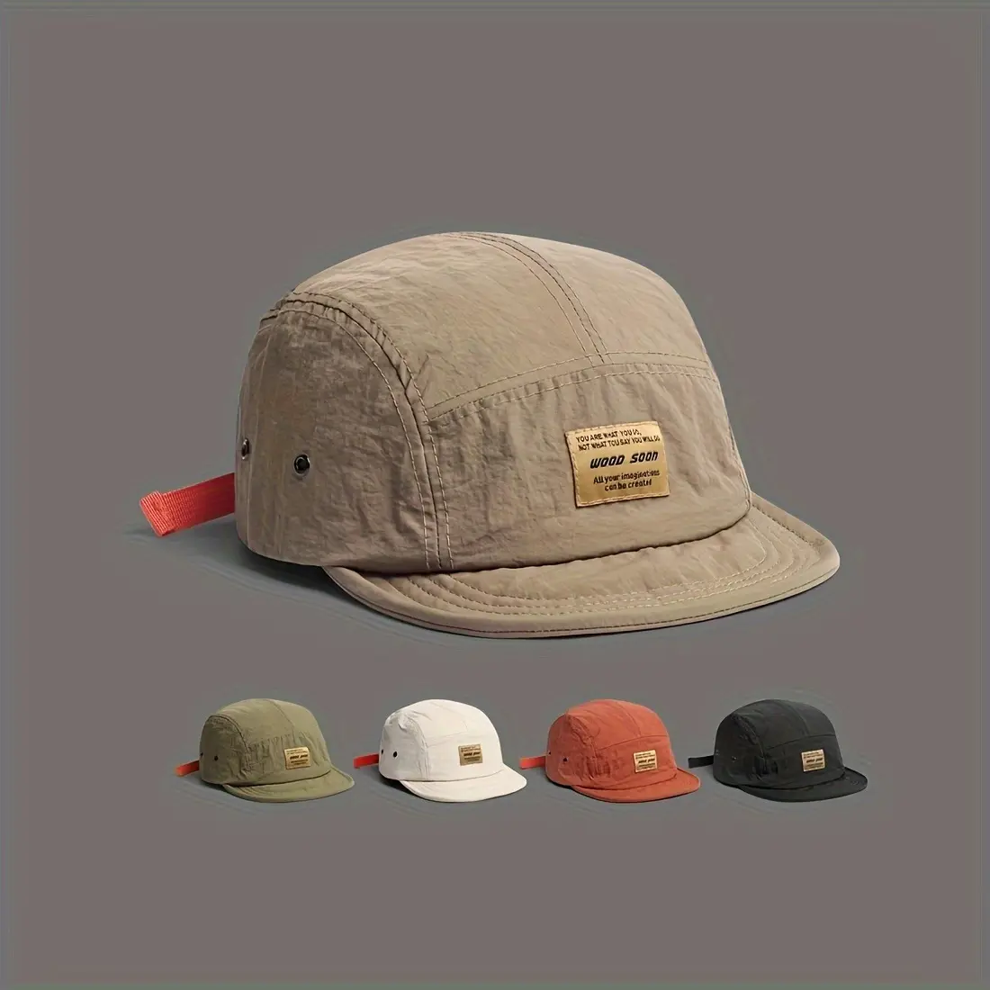 Vintage Japanese Street Style Baseball Cap - Lightweight Breathable Polyester Snapback Hat, Hip-Hop Casual Duckbill Cap, Quick-Dry & Hand Wash Trendy Accessories Adjustable