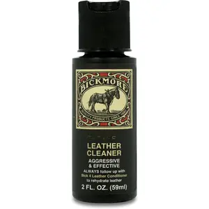 Bick 1 Leather Cleaner 2 oz - Clean Dirt, Oil, , Salt, and Water Stains from  Colored, White, and Black Leather