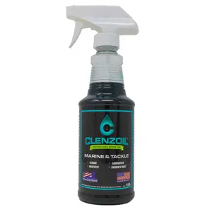 Clenzoil Marine & Tackle Fishing Gear Oil Lubricant for Reels, Motors & More - 16 oz Spray