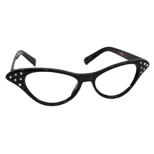 Hip Hop 50's Shop Childrens Cat Eye Rhinestone Glasses