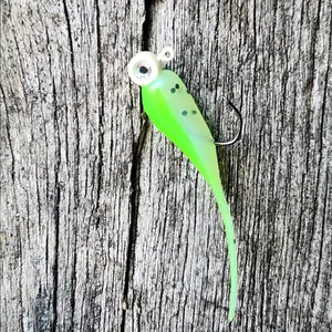 Lime Slime Stinger Crappie Bait Lime Slime Stinger Crappie Bait