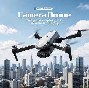 2026 Foldable Aerial Drone M8 Pro with 4K UHD EIS Anti-Shake Camera, GPS Precise Positioning System, 5G WiFi FPV Real-time Transmission,   Intelligent Obstacle Avoidance, Auto Return, 360° Stunt Roll, 2 Batteries for Adults Beginners Aerial Photography