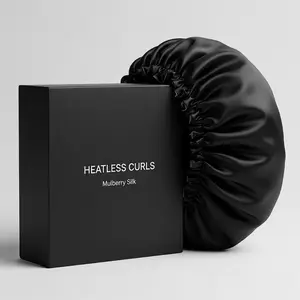 100% Mulberry Silk Hair Bonnet - Frizz Control & Hair Protection