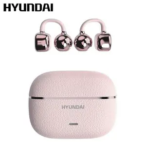 HYUNDAI C03 Clip On Wireless Headphones with 2025 Bluetooth 6.0 for Faster, Stable Connection & Low Power Use, DT6.0 Pulse Directional Tech, 360° ACS Panoramic Sound, IPX5 Waterproof Audio Earbuds for Music & Calls, Comfortable for Sports