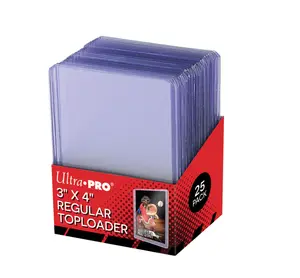 3" x 4" Clear Regular Toploaders (25ct) for Standard Size Cards
