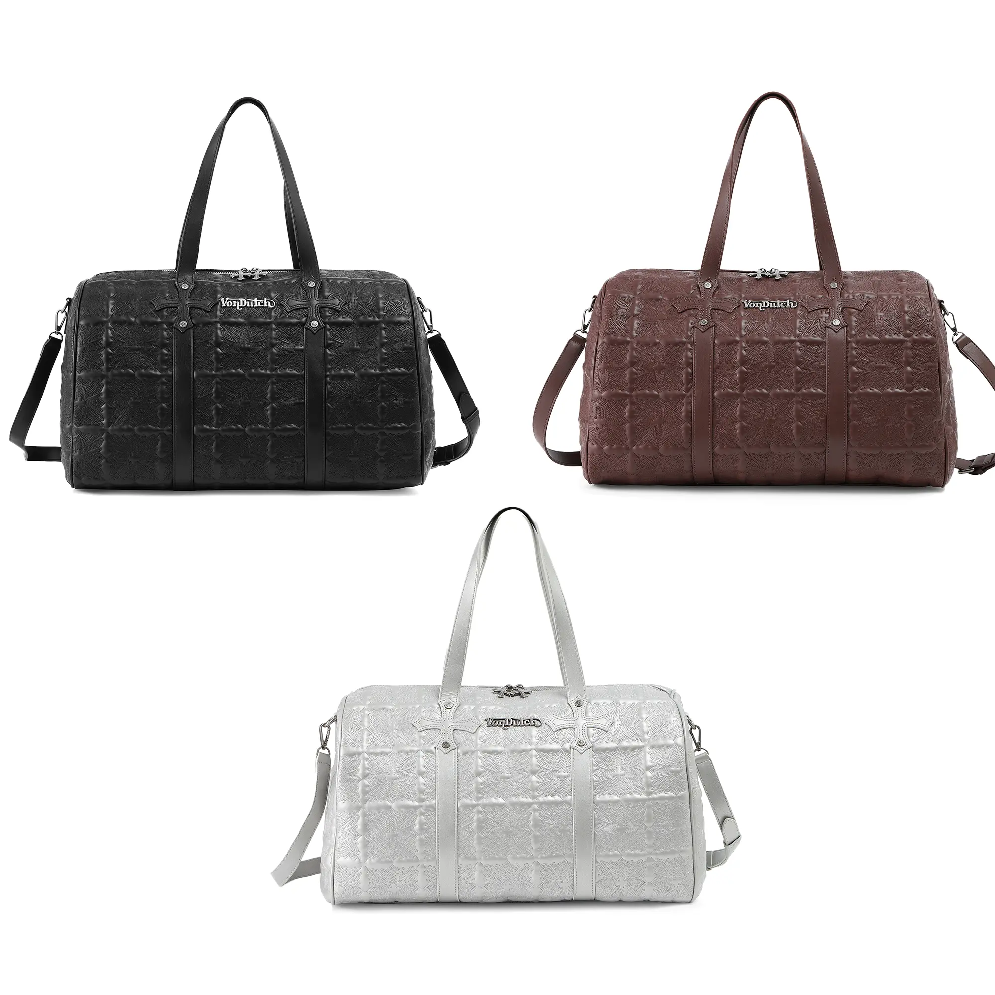 Von Dutch Embroidered Chopper Duffle Bags - All Styles