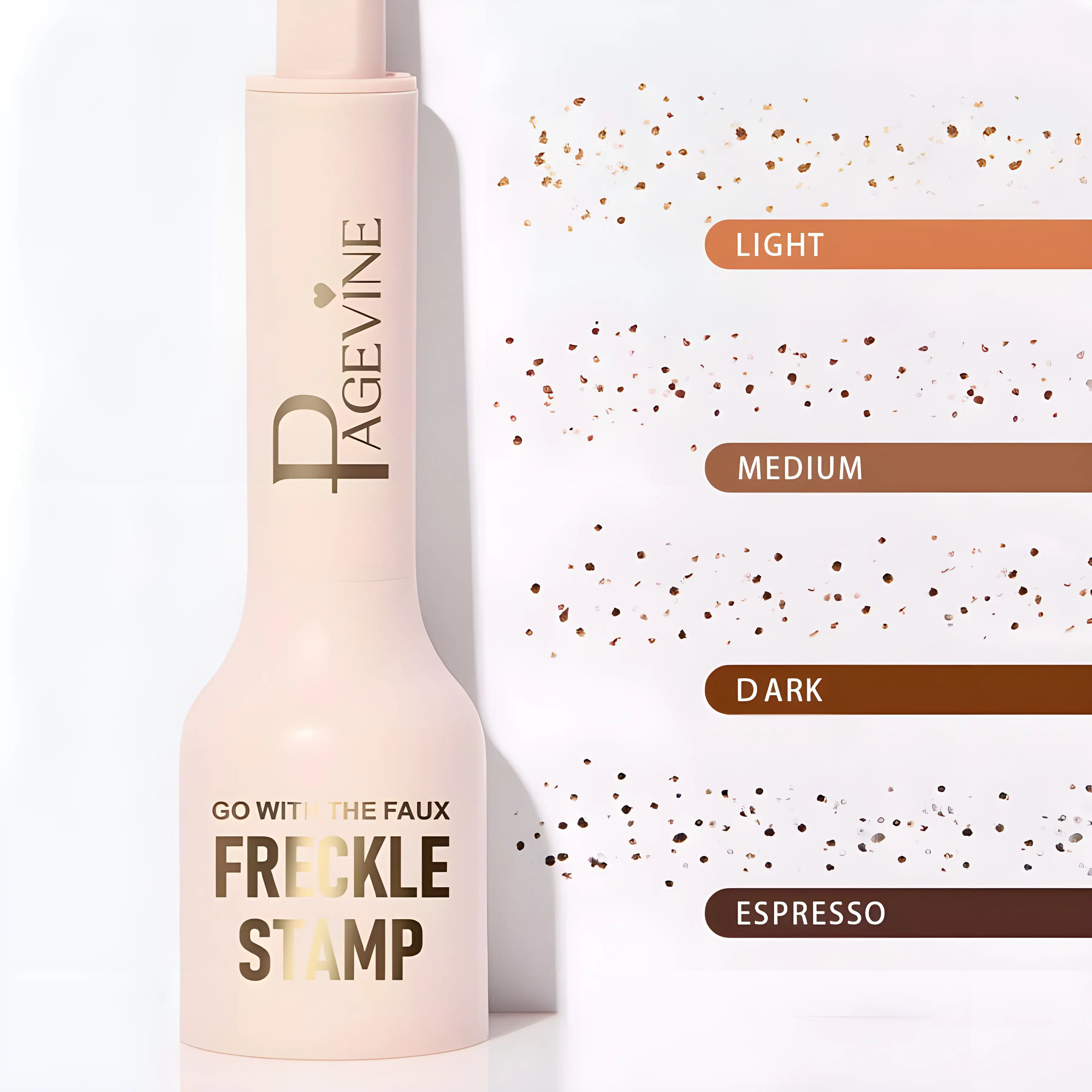 Faux Freckle Makeup Stamp Pen – 5-Head Design for Natural Beauty Touch,Fast-Drying, Long-Lasting Freckle Stamp for Daily Glam, Travel Style & Festival Makeup Trends