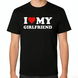 Matching Couple Hoodies| 'I Love My Boyfriend/Girlfriend' Sweatshirts| Unisex Fall Streetwear| Cute Gift for Birthdays & Special Occasions