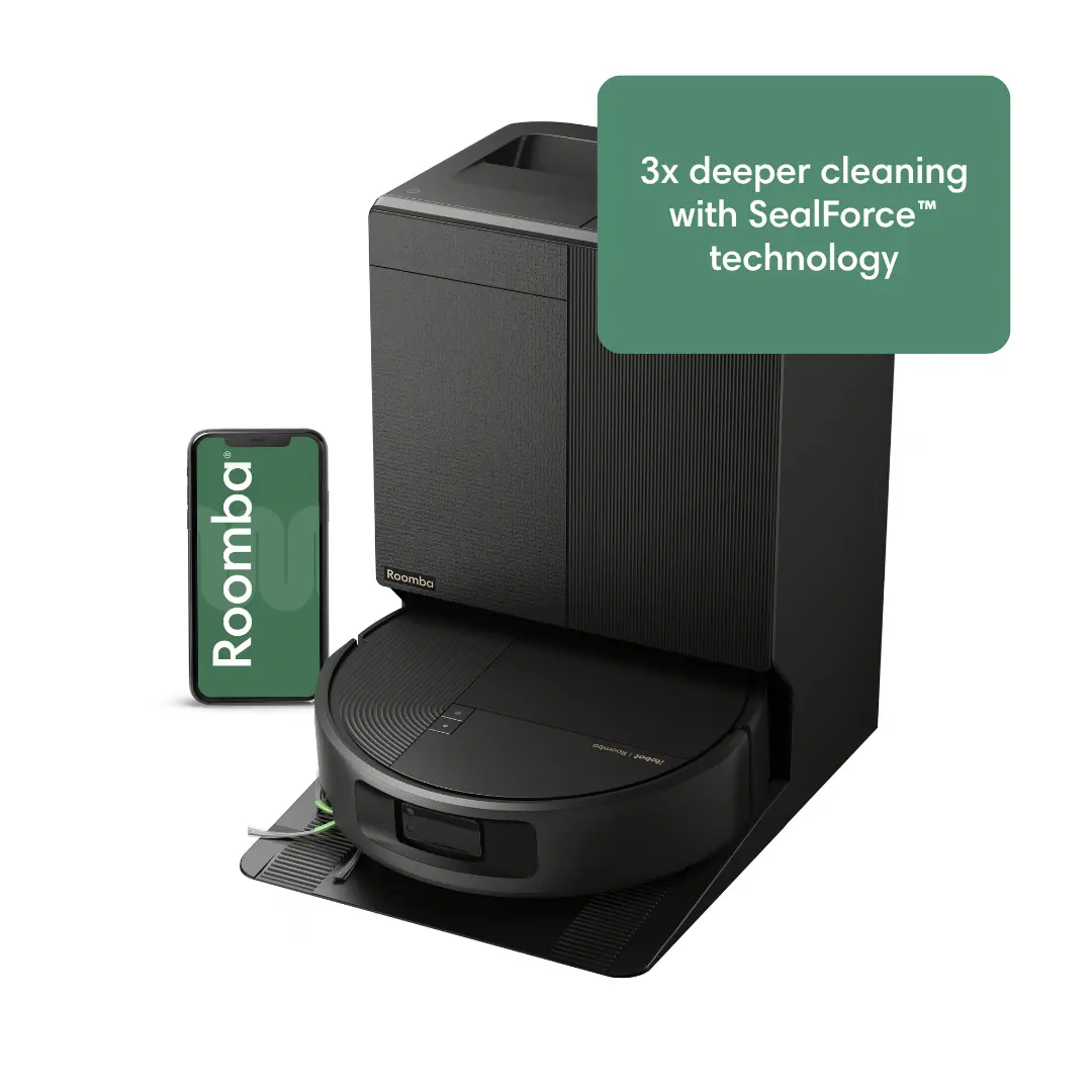Roomba® Max 875 Robot Vacuum & Mop Combo + AutoWash™ Dock, Powerful Suction, AI Navigation & Obstacle Avoidance, WiFi