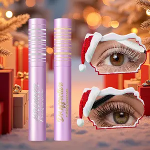 Waterproof & Sweat-Proof Mascara Set – Lengthening, Curling, Volumizing, No Clumping for Perfect Eyelashes,Smudge-Proof with Eyeliner Gel & 8ml White Lash Primer + 8ml Black Mascara – Long-Lasting