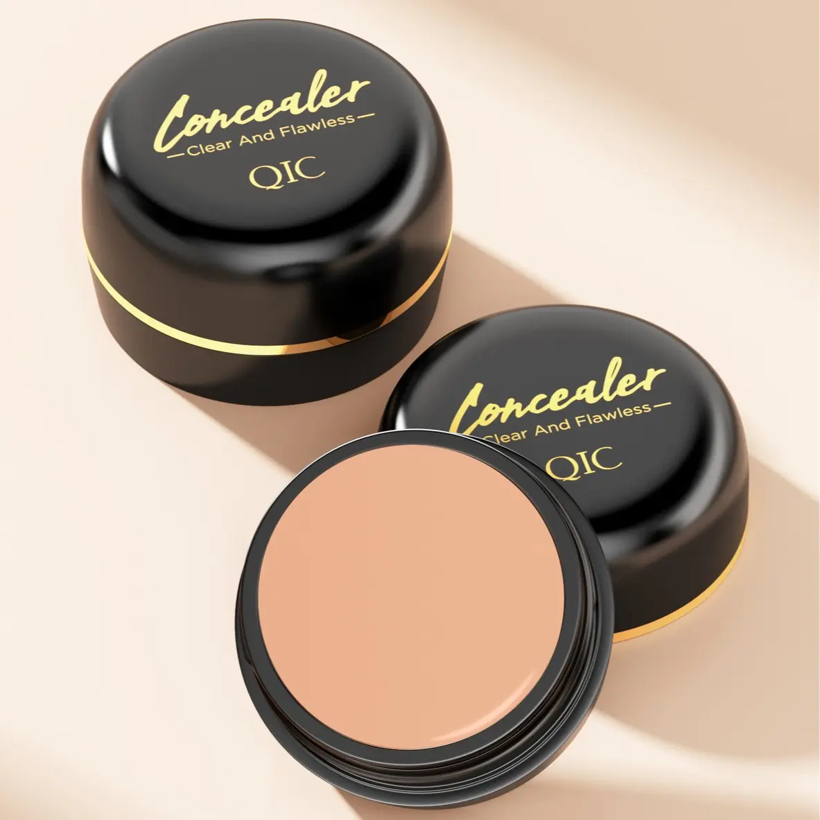 Long-Lasting Color Corrector Concealer Balm - Hydrating Matte, Blend Smoothly, Waterproof, Sweat-Resistant, Conceals Tattoos Acne Facial Imperfections, Seamless Flawless Look for Women, All Skin Types Daily Clear Coverage Cream #BackToSchool