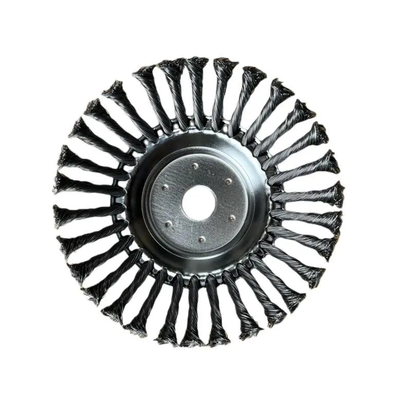 All-Metal Gasoline Grass Trimmer Attachment - Wear-Resistant Wheels, Universal Accessories Plate, Stone Dead Corner Weed Removal, Lightweight Steel Wire Attachment Trim Replacement Head with Blades Cutting Parts (Black)