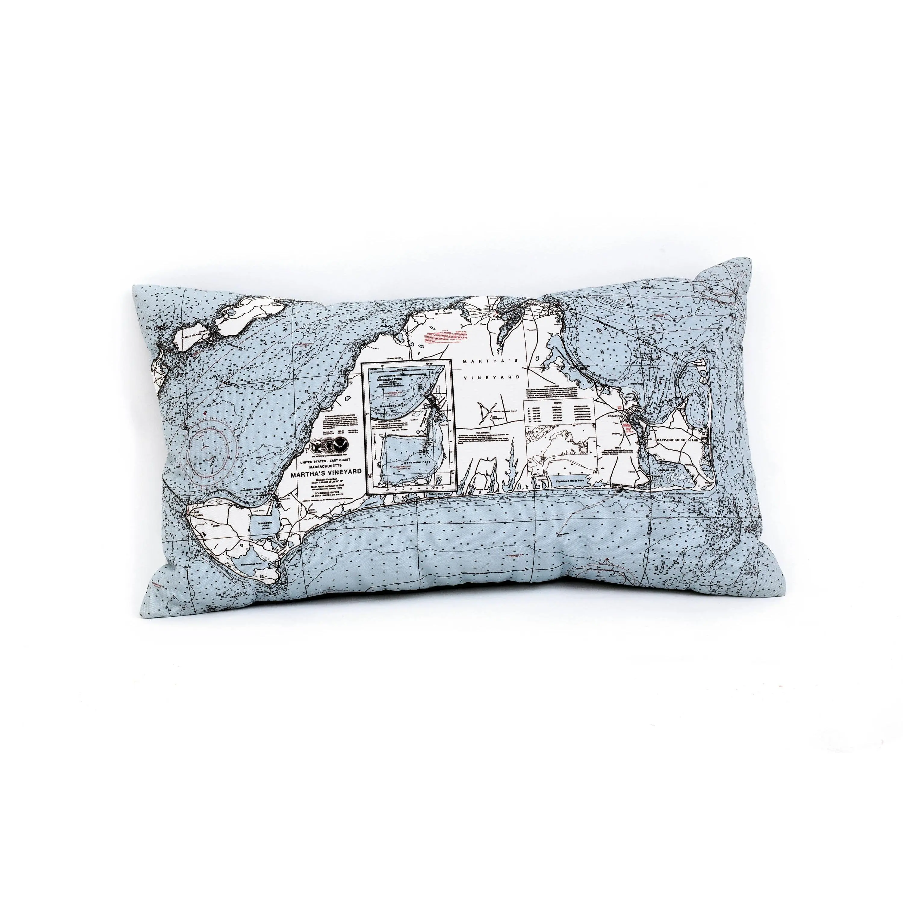 Martha's Vineyard, MA Indoor/Outdoor Nautical Pillow