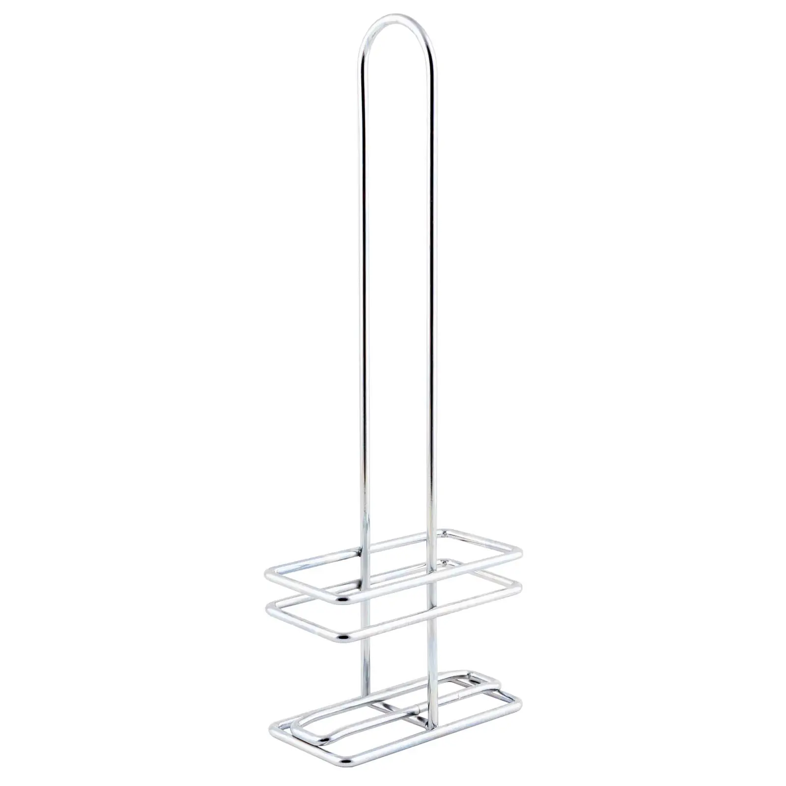 BarConic® Wall-Mounted Wire Bottle Holder Rack - Rustic Elegant Space-Saving Home Organizer for 8oz,16oz Square Glass Bottles,Oils,Vinegars; 14.5" Tall,5.25x2.75 Inches Base Counter Top Storage Solution, 5.25 X 2.75 Inches Base