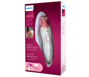Philips Beauty Electric Body Hair Removal Women's Trimmer Kit, Bikini Trimmer, Women Razor, Rechargeable Wet & Dry use, Personal Care Appliances ,3 attachments HP6376/61