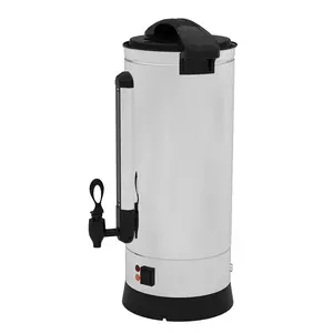 Fast brewing commercial coffee machine -100 cup 14L stainless steel beverage dispenser with insulation function, suitable for large capacity coffee pots in gatherings, self-service restaurants, churches, weddings, and catering