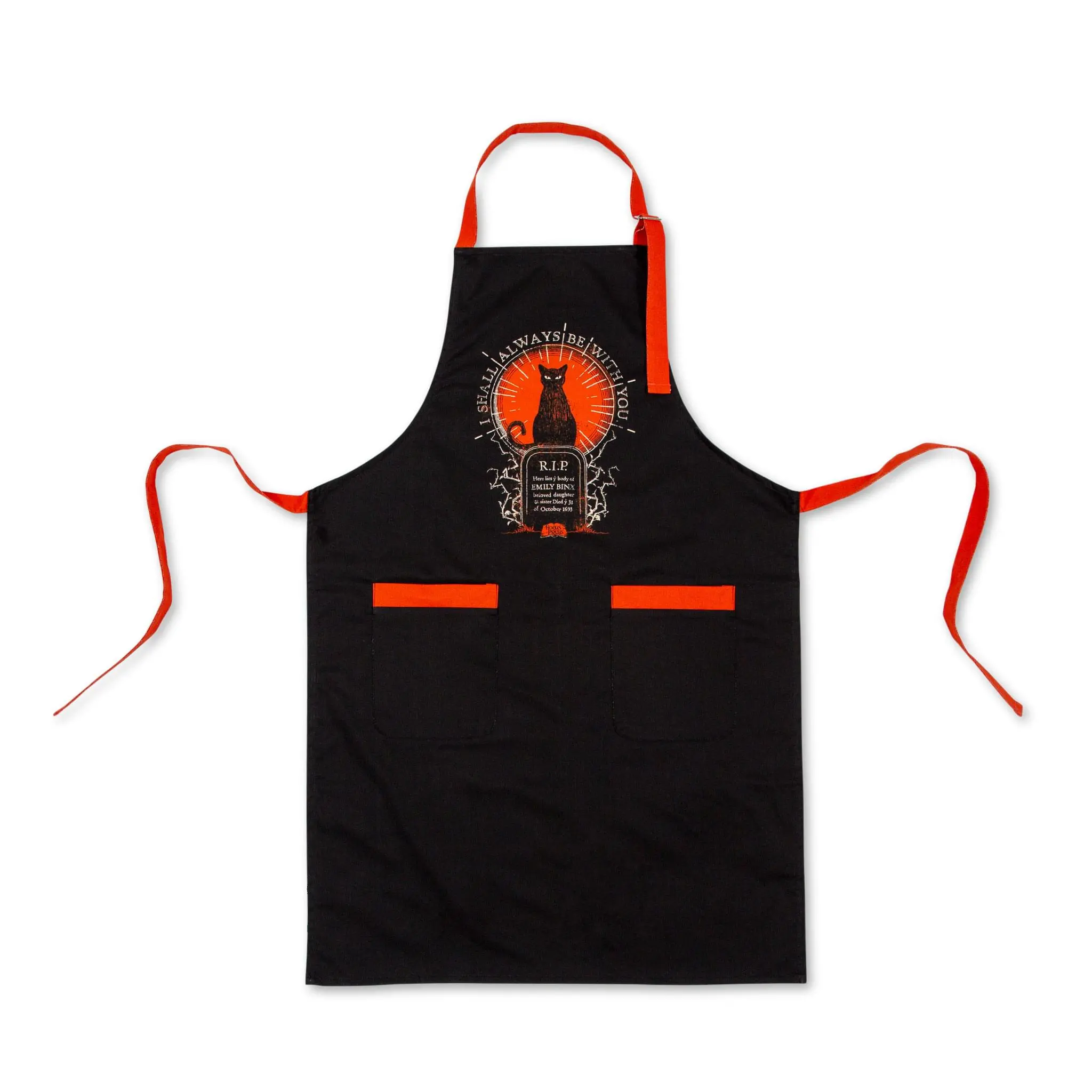Disney Hocus Pocus Black Novelty Cooking Chef Apron - Funny Gag Gift Apron with 1 Size Fit for Kitchen Use, Novelty Cooking Aprons