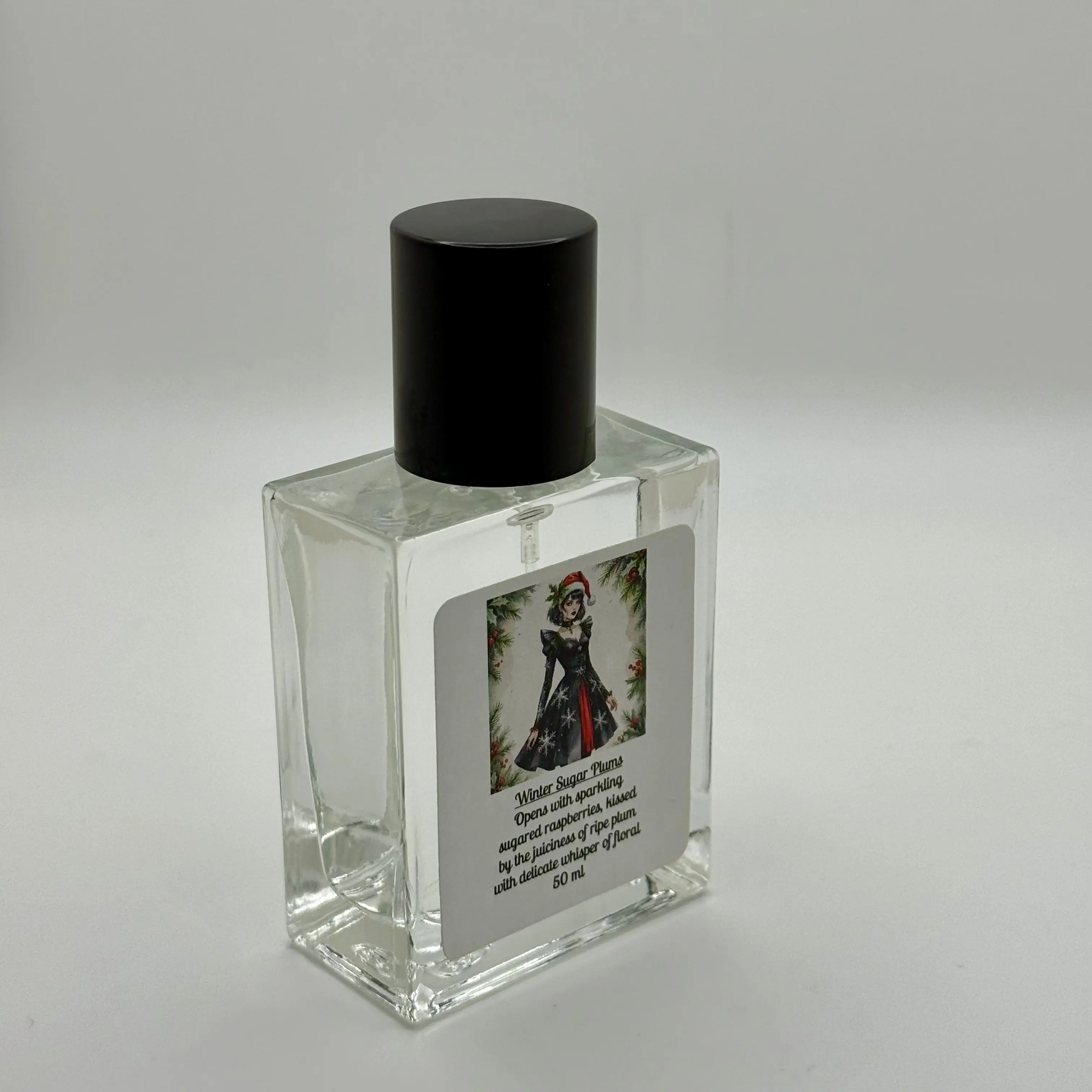 Unisex 50ml EDP Sprays - Candy-Flavored Longlasting Gourmand Fragrance, Winter Sugar Plums Scent with Sugared Raspberries, Ripe Plum & Floral Notes for All-Day Wear, Single Item