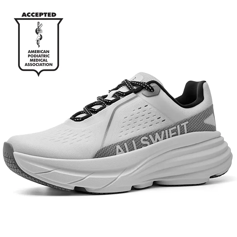 ALLSWIFIT Women's Foam 57% Impact Cushion Sneakers - Lightweight, Breathable, Non-Slip Sporty Running Shoes for Gym, Commuting (Summer Travel Camping Essentials),outdoorfun