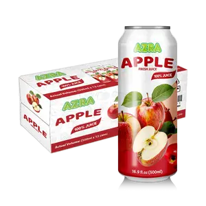 AZRA Apple Juice 12 Pack – 100% Juice – 500ml Cans – Imported from Vietnam
