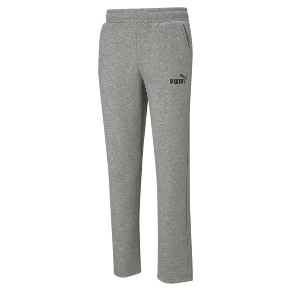 PUMA Mens Essentials Logo Pants Casual Drawstring - Grey