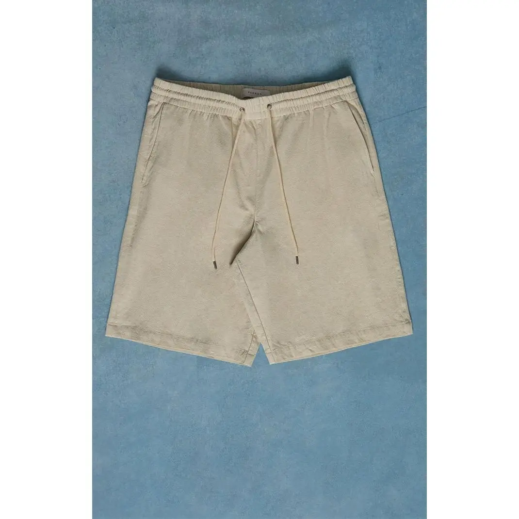 Pacsun Men's Cream Linen Shorts
