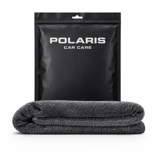 Polaris Microfiber Towel - Ultra-Absorbent, Streak-Free, Scratch-Safe Fibers for Car & Surface Cleaning, 1200 GSM Premium Fabric