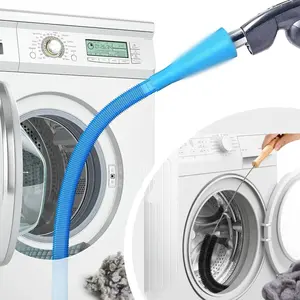 2026 NEW Dryer Vent Cleaner Kit,Dryer Lint Vacuum Attachment, Dryer Vent Cleaning Lint Remover 1 Hoses + 1 Lint Brush Tools for Home Improvement Trap Cleaner Long Flexible