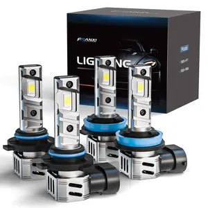 FRANXI  2007-2013 GMC Sierra 1500  LED Headlight Bulbs 9005+H11 6000K White 32000LM Super Bright High/Low Beam 1-Year Warranty