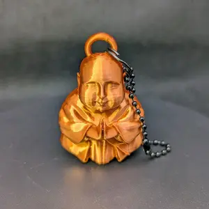 Caked up Buddha with a Buddhy (booty) Keychain - Meme Goofy Accessory Mini Brainrot trending