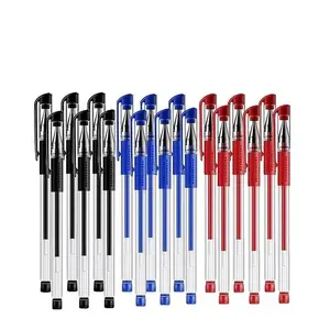 18-Pack Neutral Ballpoint Pens, Medium Tip, Durable Plastic, Retractable Cap, Smooth Writing, Office & School Use, Multi-Color Classic Design