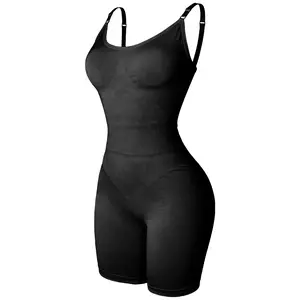 More Color Women's Shaping Bodysuit - Comfortable Sleeveless Tight-Fitting Seamless Bodysuit with Arm Cuffs Waist &amp; Chest Bindings for Enhanced Silhouette - Shapewear