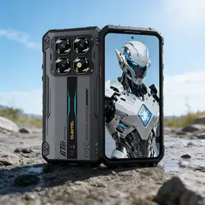 HZ-OUKITEL WP60 Mechanical Expandable5G 7.2" Display with 120Hz  Rugged Rugged Phone, Smartphone Unlocked, 24GB(8+16)+256GB 2TB, 10000mAh/33W Fast Charging, IP68/IP69K  Cell Phones, 108MP Camera, Gemini AI/NFC/GPS, Yellow