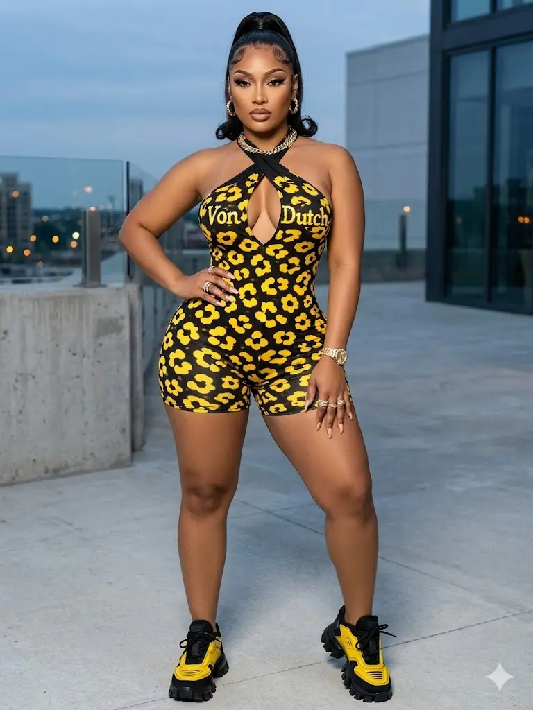 The "Y2K Icon" Signature Halter Romper