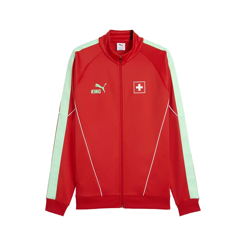 PUMA Mens Switzerland King Anthem Jacket Soccer Cleats  - Red