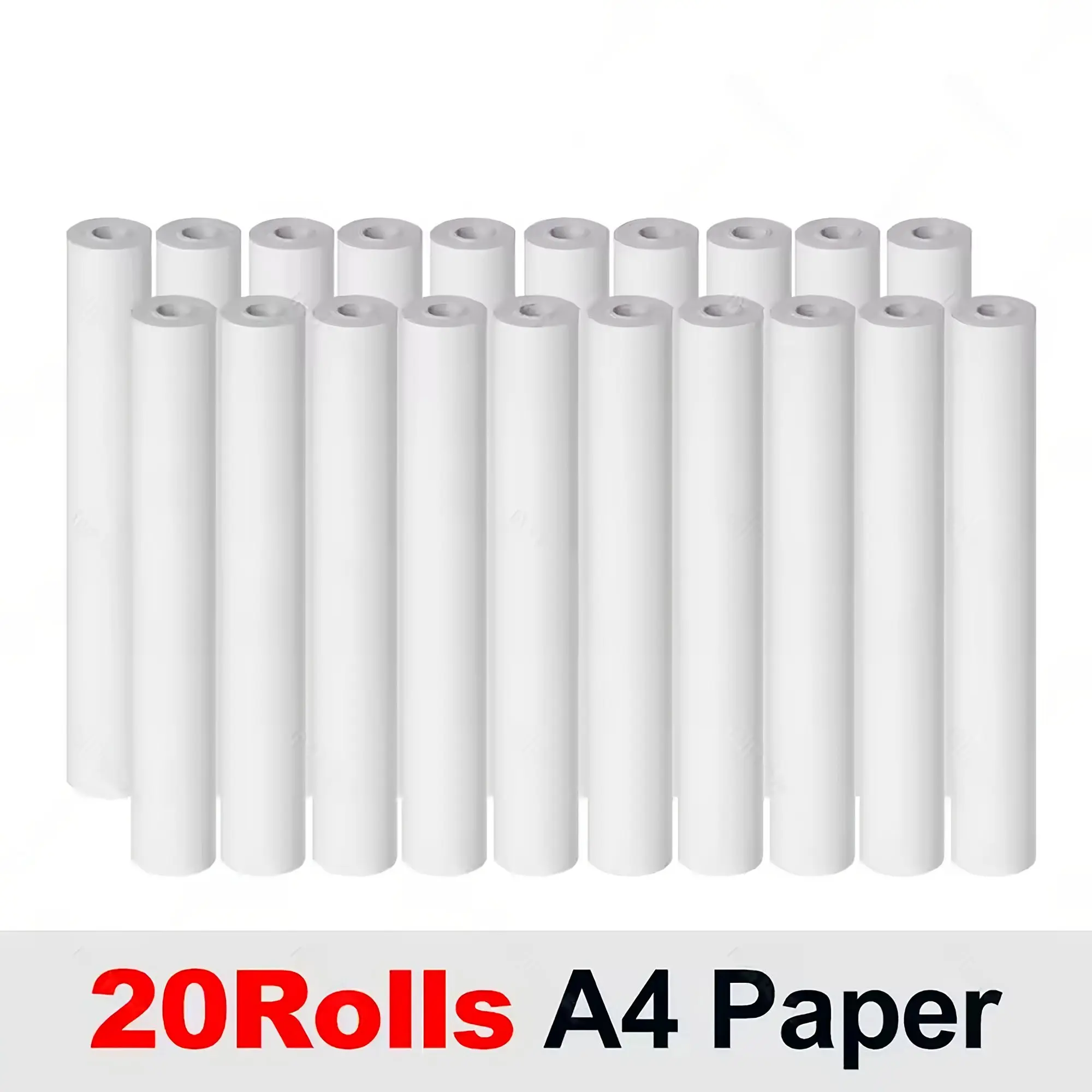 5/10/20 Rolls A4 Size Thermal Printer Paper, High Quality Fast Drying Continuous Paper, Home and Office Use, Student Essentials, Multifunctional Printing Solution, Office Stationery Supplies