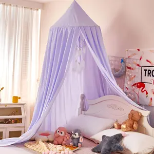 Dome Canopy For Kids Bed, 1 Count Dream Catcher Decor Soft & Durable Bed Canopy For Girls Room, Tent Canopy Dreamy Mosquito Net, Mosquito Netting, Bedding For Room Decor