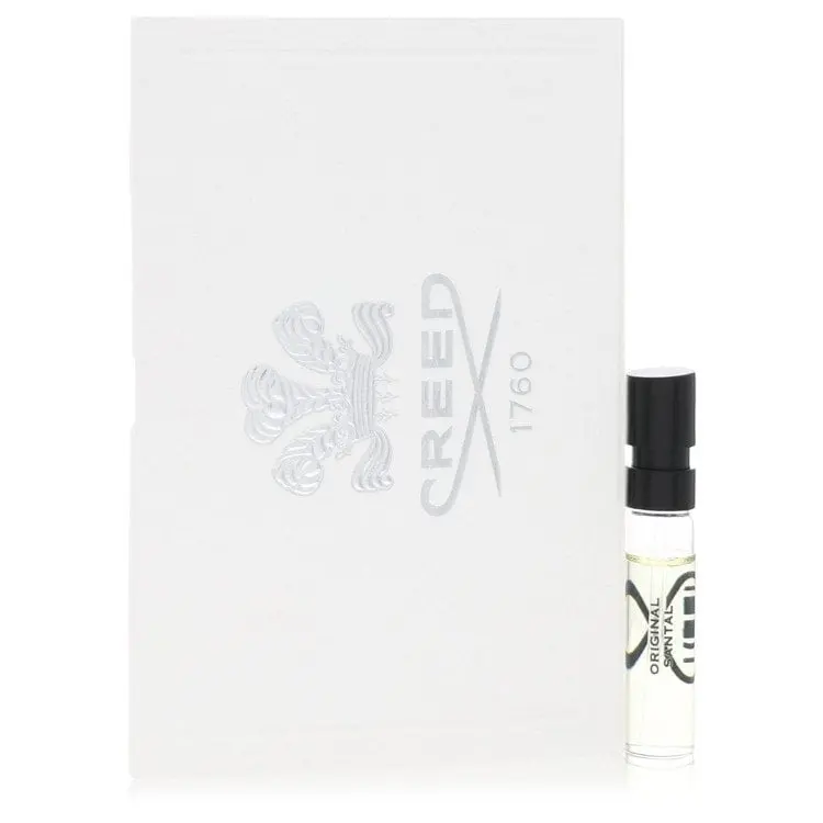 Creed Original Santal Men's Perfume - 0.05 oz Sample Size Vial with Rosemary & Vanilla Scents, Authentic Perfume Original (568457), Parfum Sample, Fragrance Scent, 0.05Oz, Men's Fragrance, Vial Pack, Ginger