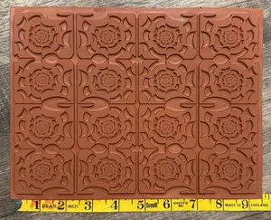 Optical Illusion Tile 7"x9.5"