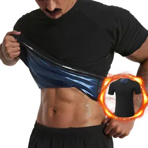 Sauna Shirt for Men - Heat Trapping Sweat Vest, Sauna Suit For Men, Compression Workout Sweat Suit for Gym, Workouts Fitness Top Fitness Outfit