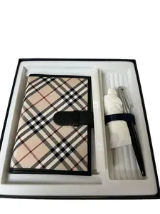 Pre-owned BURBERRY Canvas Agenda Cover with Pen