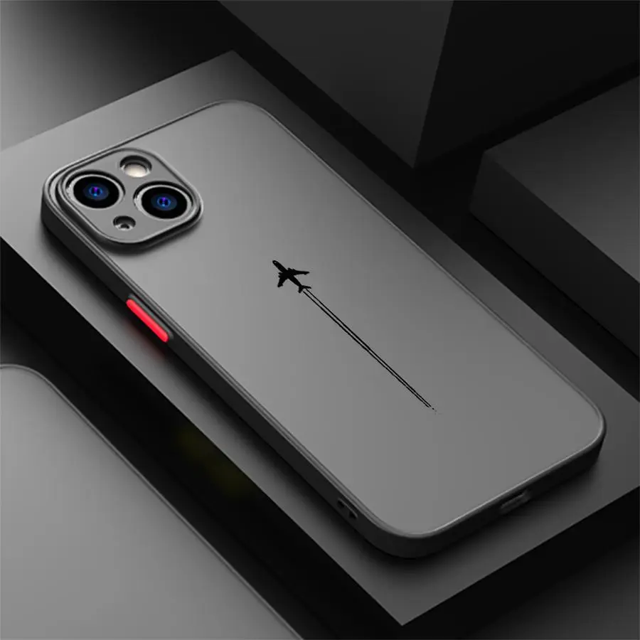 High-quality Airplane Pattern Phone Case for Apple iPhone 1613 14 15 Pro 11 12 Max 11 Pro 14 Plus XS/XSMAX TPU Soft Protective Cover Anti-drop Dust-proof Gift for Men Girls - Smartphone, Protection