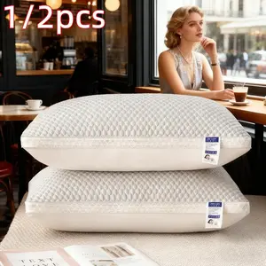 Standard Pillow Set 1/2 Pieces, Cooling and Support Full Size, Ideal for Side and Back Sleepers, Hotel Series Sleeping Pillow