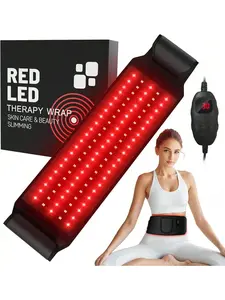 Red Light Therapy Heating Pad, 5 Light Levels Infrared Light Therapy Wrap Red Light Therapy Device for Body with Timer for Back Shoulder Waist Muscle